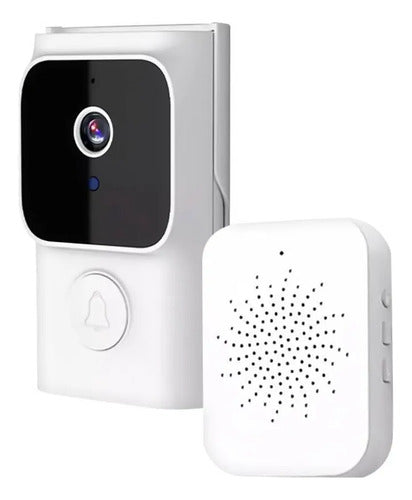 Timbre Inalámbrico Wifi Con Cámara Intercomunicador