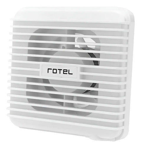 Extractor De Aire Para Baño Silencioso 15x15 Cm Rotel Blanco