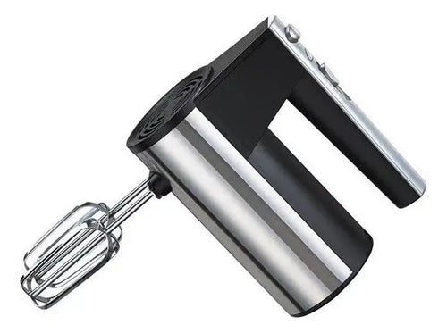 Batidora De Mano Boma Bm8888 Negra Y Plateada 220 v Negro/plateado