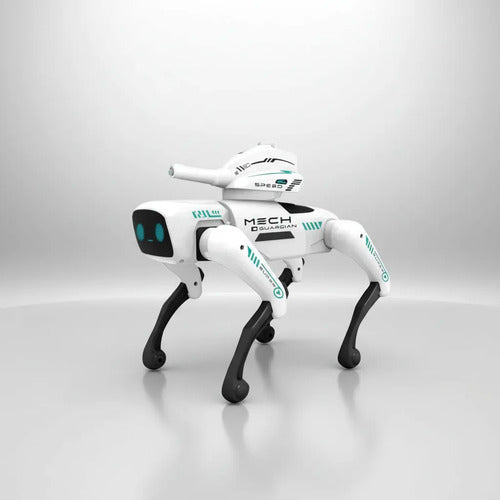 Perro Robot Inteligente Luz Interactivo Control Remoto Niños Perro Blanco
