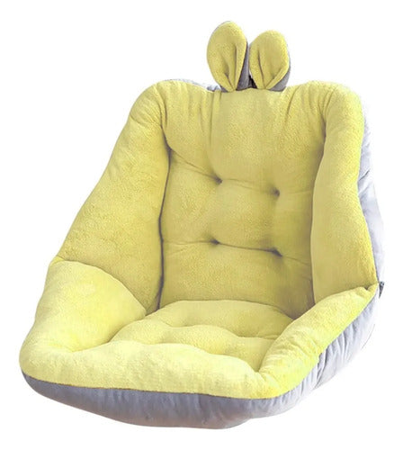 Asiento Cojin Almohadon Para Sillas Armchairs Amarillo Liso