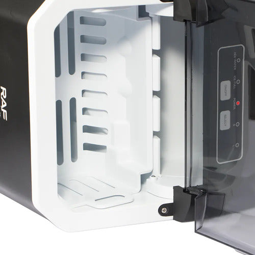 Maquina Para Hacer Hielo Raf R.0302 Limpiado Automatico Negro