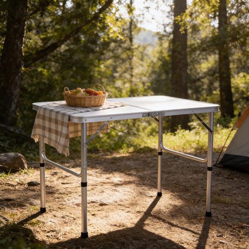 Mesa Plegable Rectangular 60cm X 1.20m