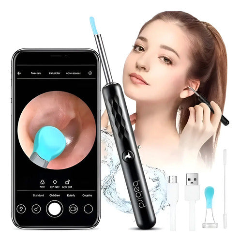Limpiador Oido Otoscopio Inalámbrico Camara Hd Tgouy