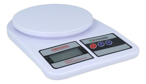 Balanza Digital Para Cocina De 1 Gr Hasta 10 Kg Vigore