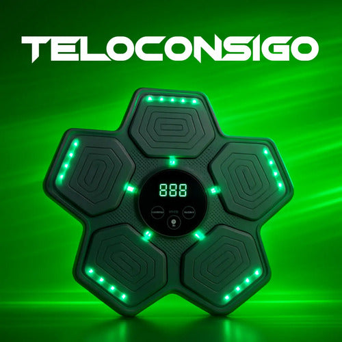 Maquina De Boxeo Musical Electronica Bluetooth Negro