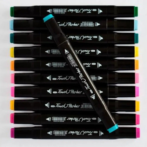 Set 48 Marcadores Colores Plumones Acrílicos Punta  Pastel