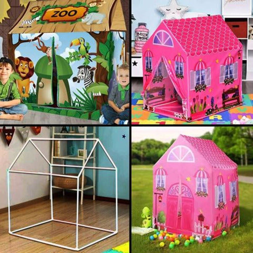 Carpa Infantil Casita Para Niños Apta Para Exteriores