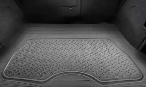 Alfombra Valija Baúl Universal Auto Camioneta Goma Negro