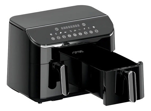 Freidora Sin Aceite Air Fryer Rotel Dual Canastos 4 + 4 Lt