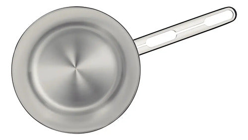 Sarten Tramontina Allegra 20cm Acero Inox 62666/200 Plateado