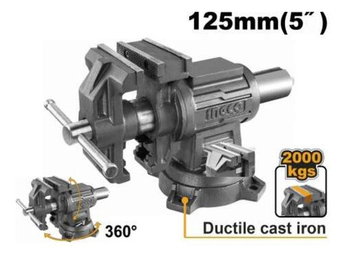 Morza Banco Multi Proposito 5 PuLG 125mm Ingco Hbv085