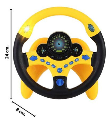 Volante Juguete De Simulación De Manejo Con Bocina