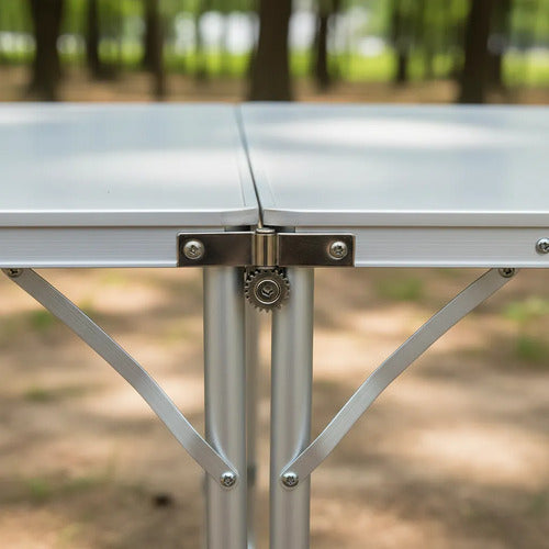 Mesa Plegable Camping Aire Libre 120x60x55cm