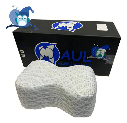 Almohada De Rodilla Pierna Ortopédica Cama Maternal Pillow® Color Blanco