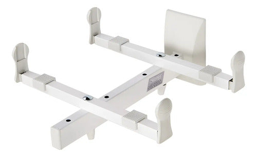 Soporte Para Horno Microondas Rotel Blanco, Ajustable Y De 30 Kg
