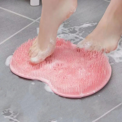 Alfombra Silicona Cepillo Limpieza De Baño Pies Espalda Disponible Alfombra Baño