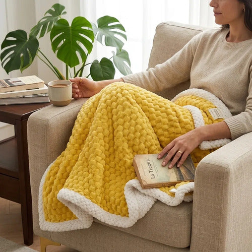 Manta De Terciopelo Engrosada 230x200 Cm Cama Sofa Disponible Lisa