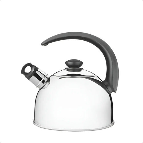 Caldera Con Silbato Tramontina Inox Apito De 3 Litros