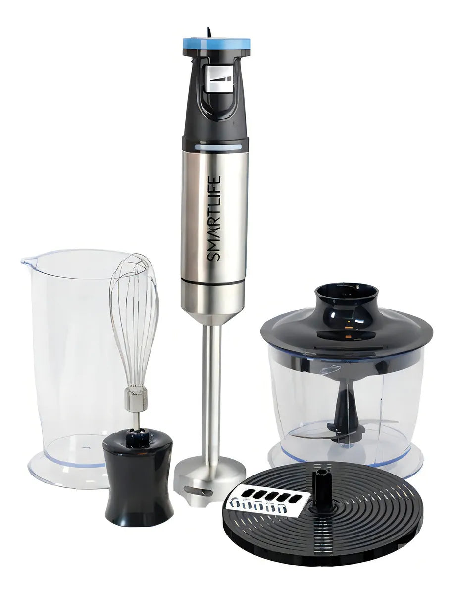 Mixer Smartlife Vel Variable 600w Inox +accesorios