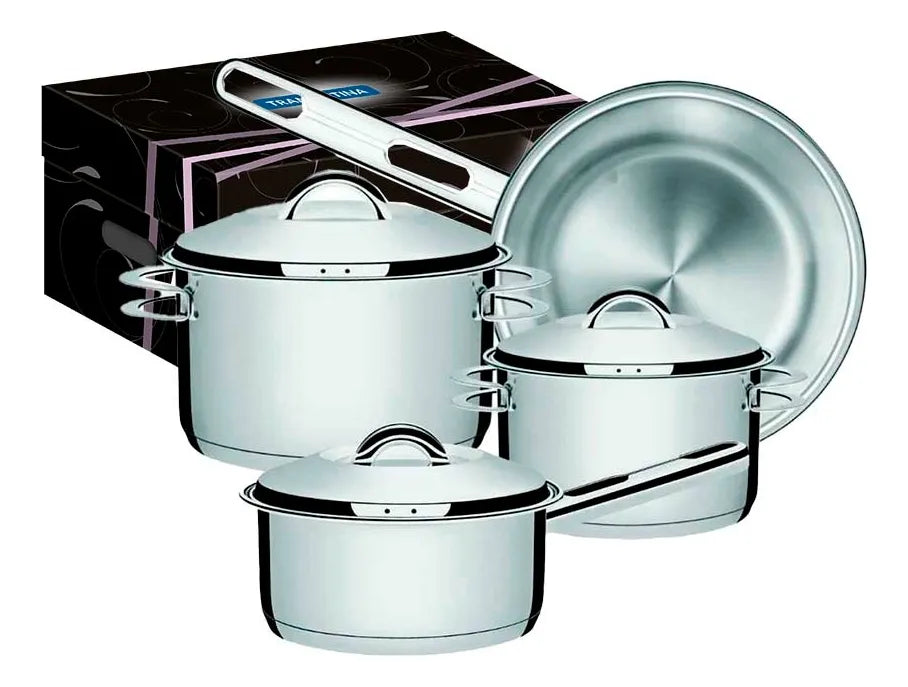 Juego De Bater¡a De Cocina 4 Piezas Solar Tramontina 65510