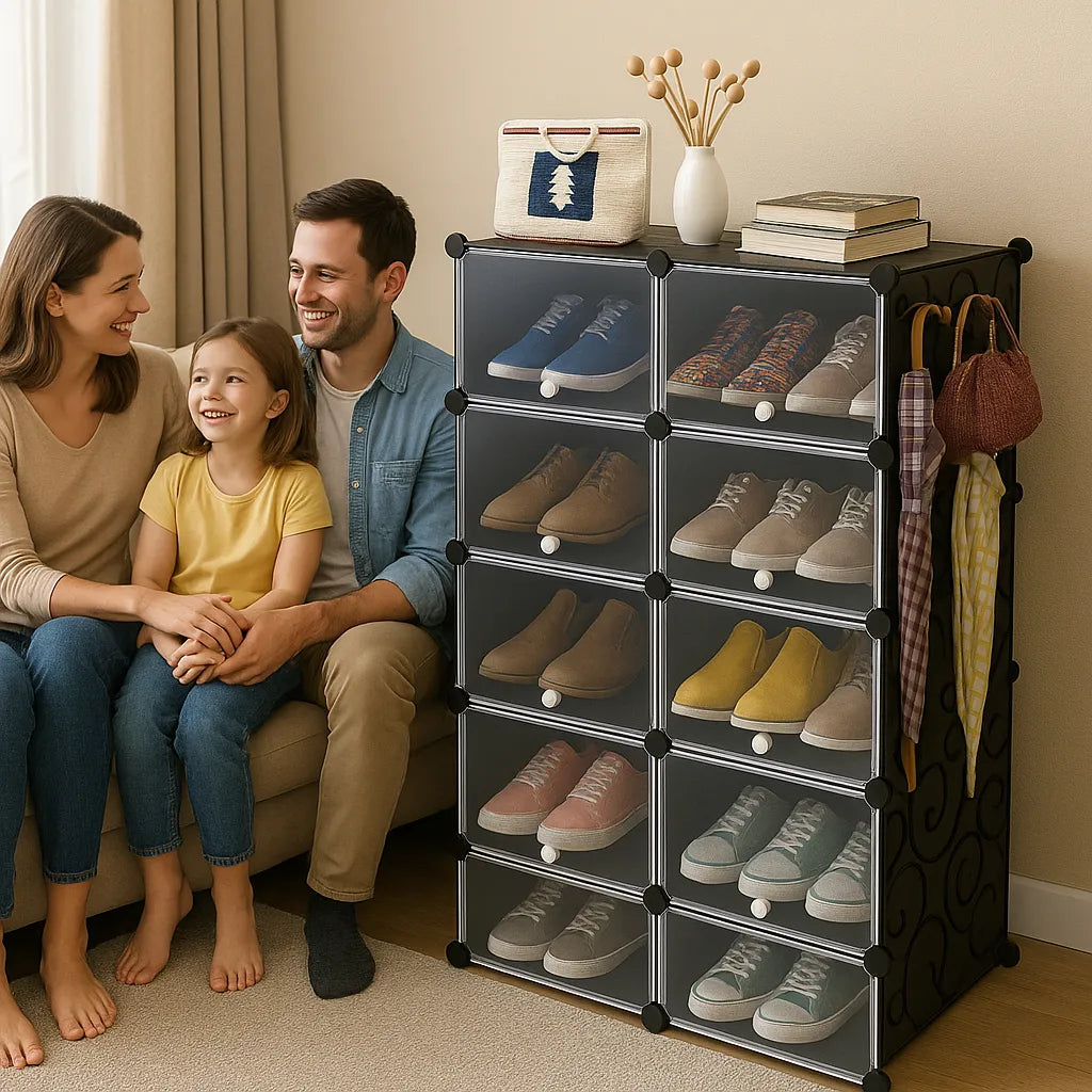 Organizador Modular Zapatero Multiuso 12 Niveles