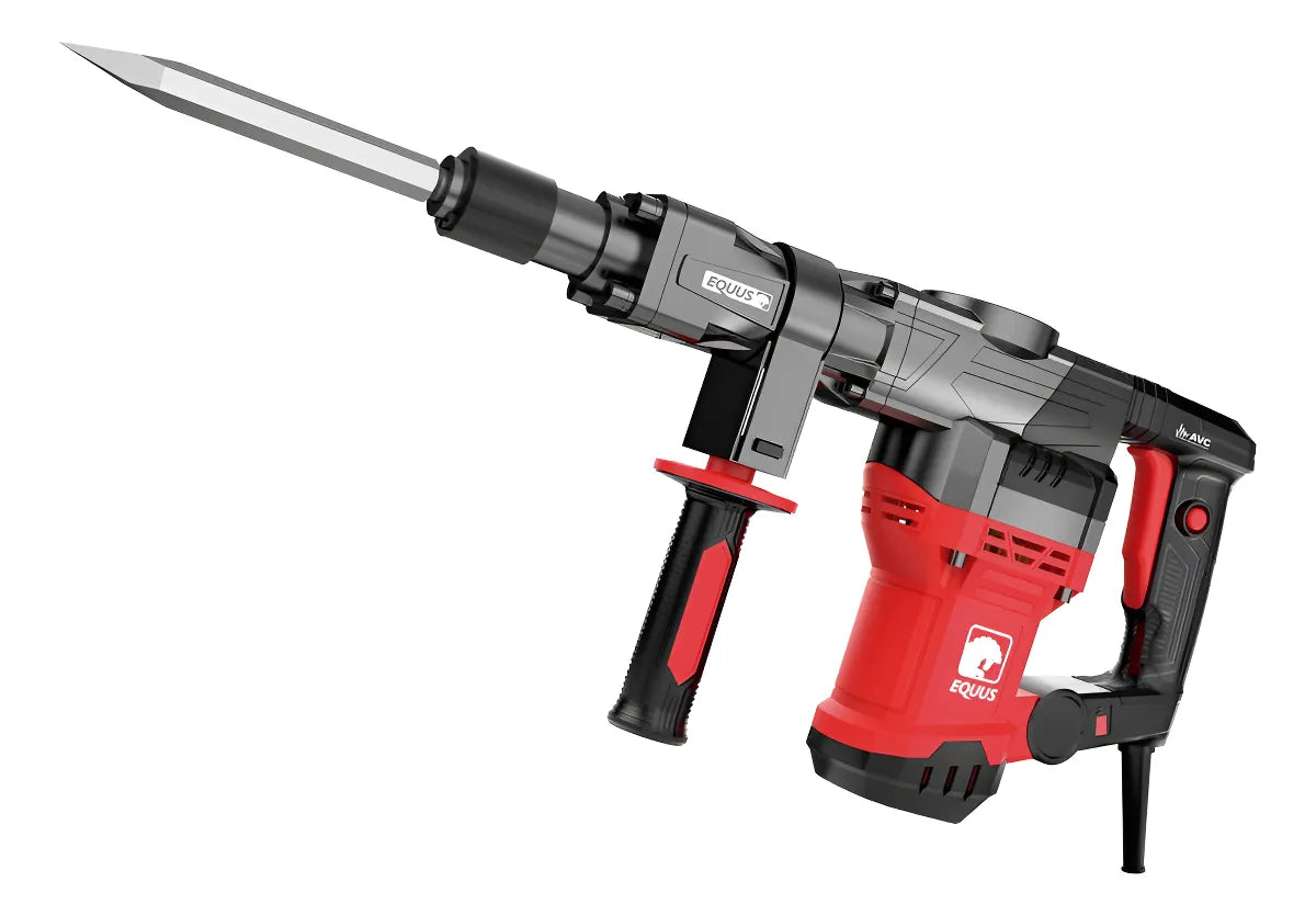 Martillo Demoledor Equus 35mm 1600w Profesional Color Rojo