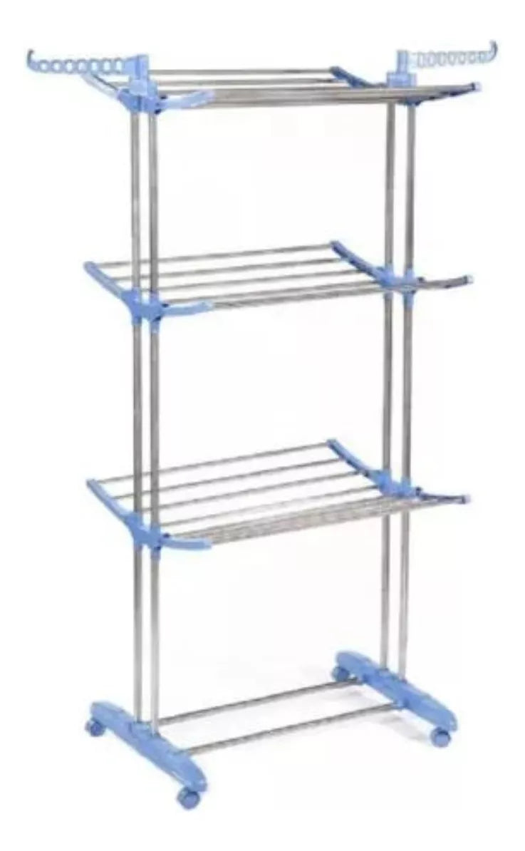 Tendedero Tender Vertical Plegable Ropa C/ruedas