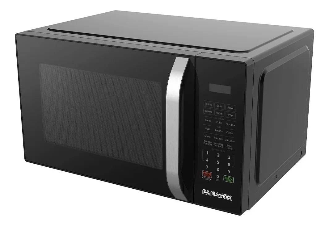 Microondas Panavox Black 31 Con Grill Color Negro