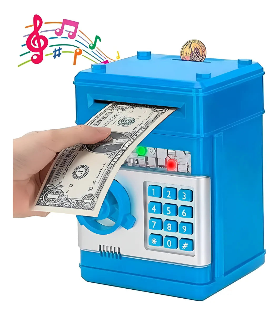 Alcancia Caja Fuerte Infantil Con Sonido Y Luces