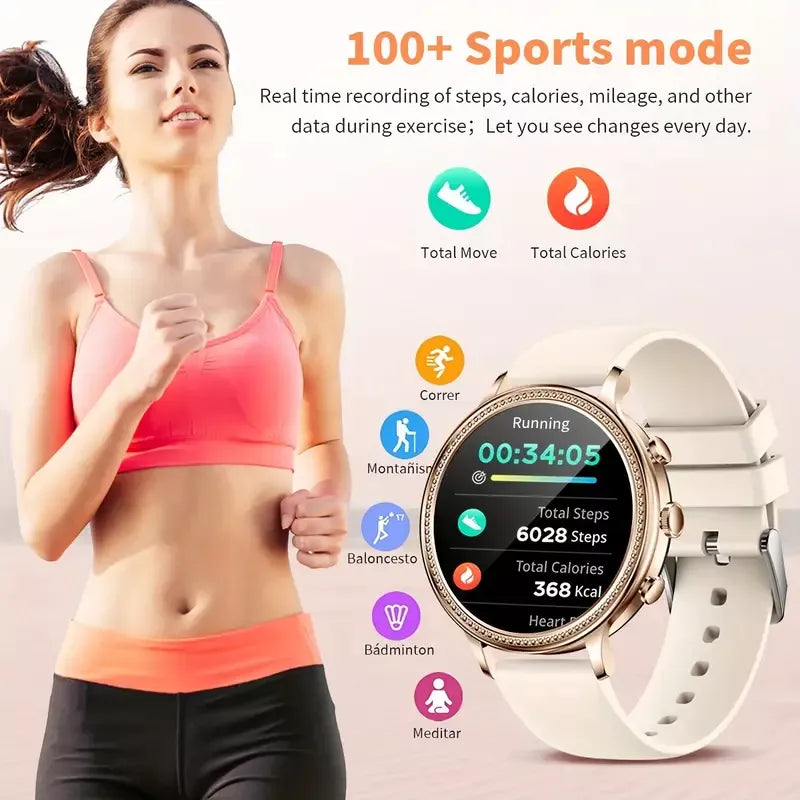Reloj Inteligente Refinado Para Mujer Smartwatch