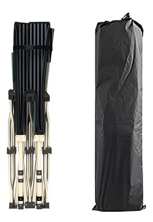 Catre Cama Plegable Met lico Con Bolso P/ Camping