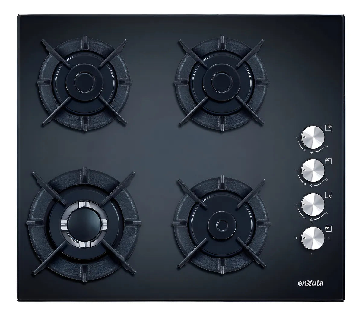 Anafe A Gas Enxuta Aenx5542ng Vidrio Color Negro - Vidrio Negro