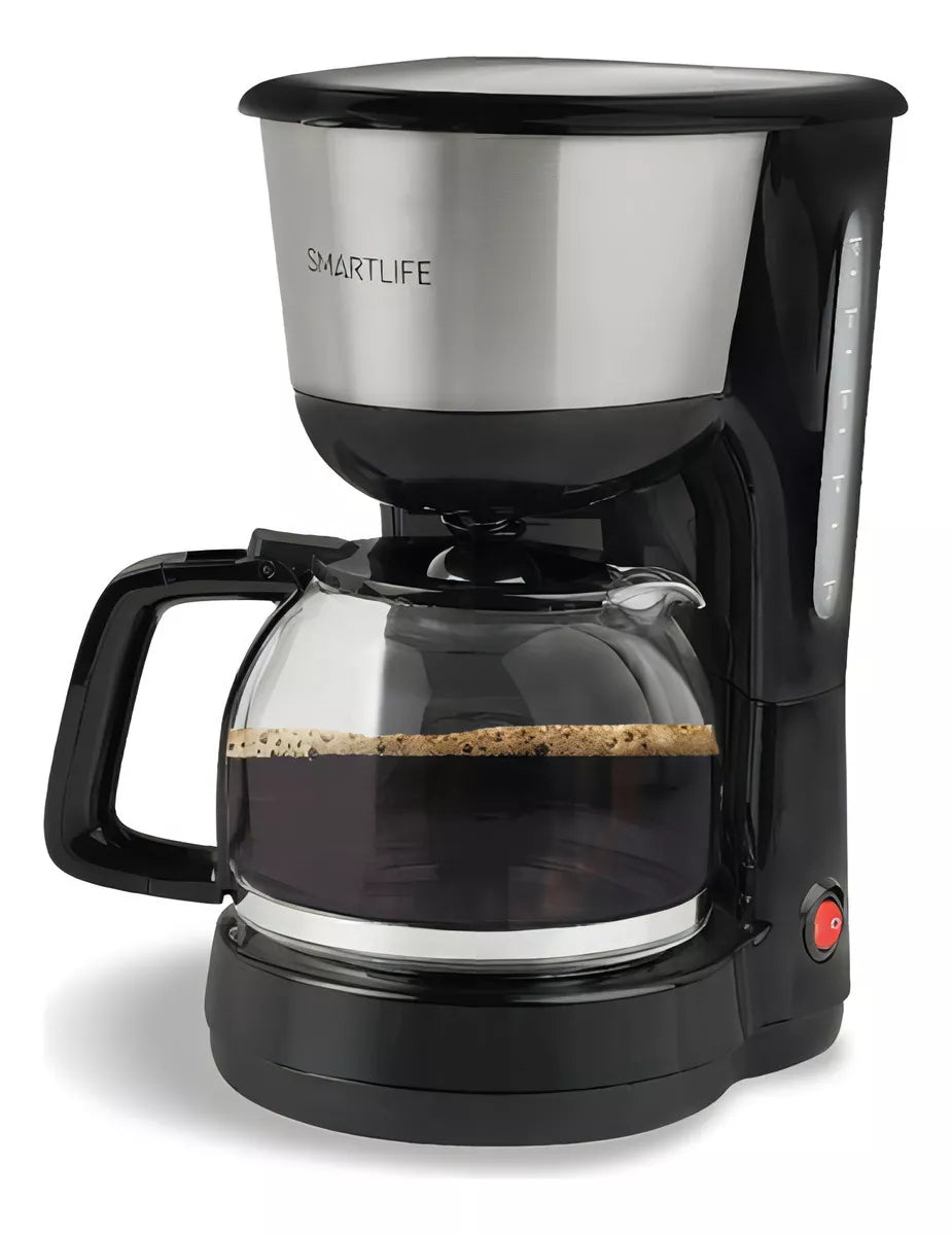 Cafetera Smartlife Sl-cm4313 Semi Autom tica Negra Y Acero
