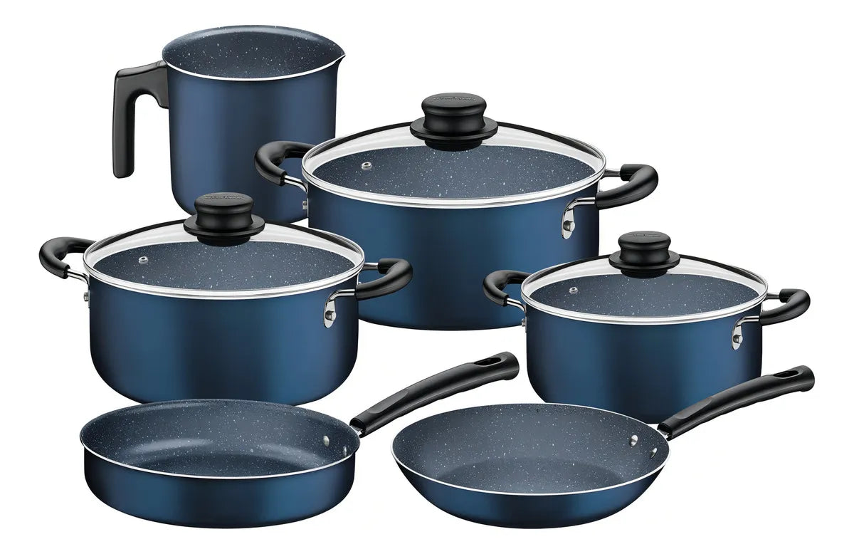 Set Juego De Ollas 9 Piezas Tramontina Cookdesign Bateria