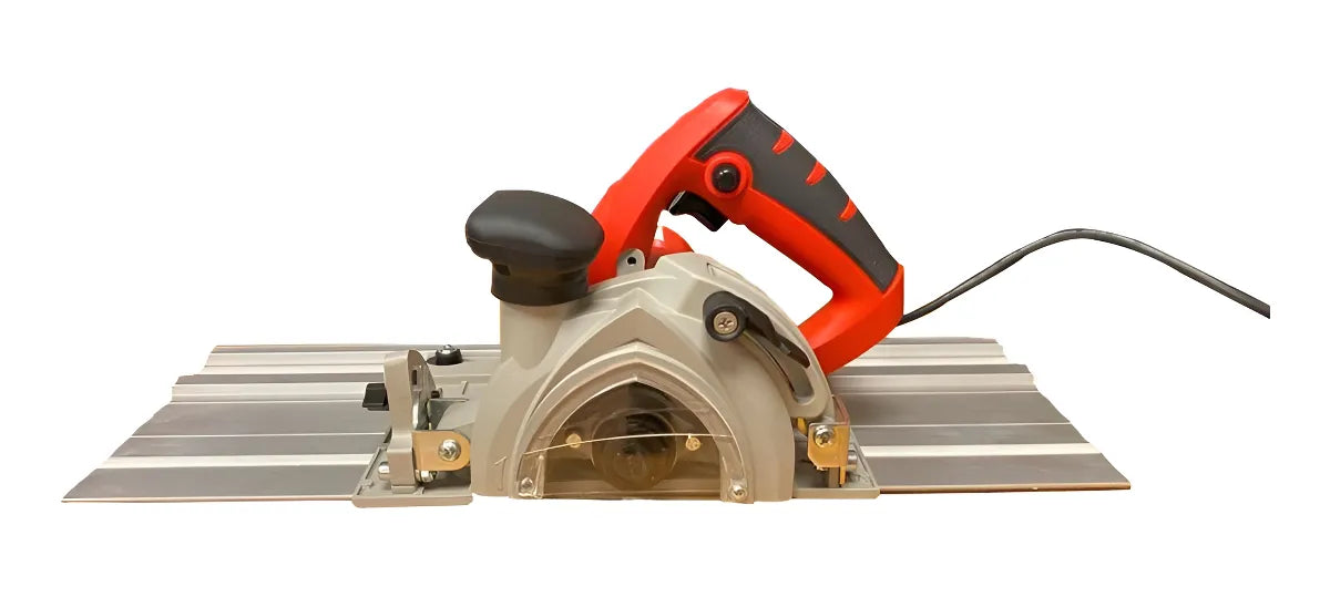 Sierra Circular Con Guia Equus 1,5m 1400w Con Bolso Rojo