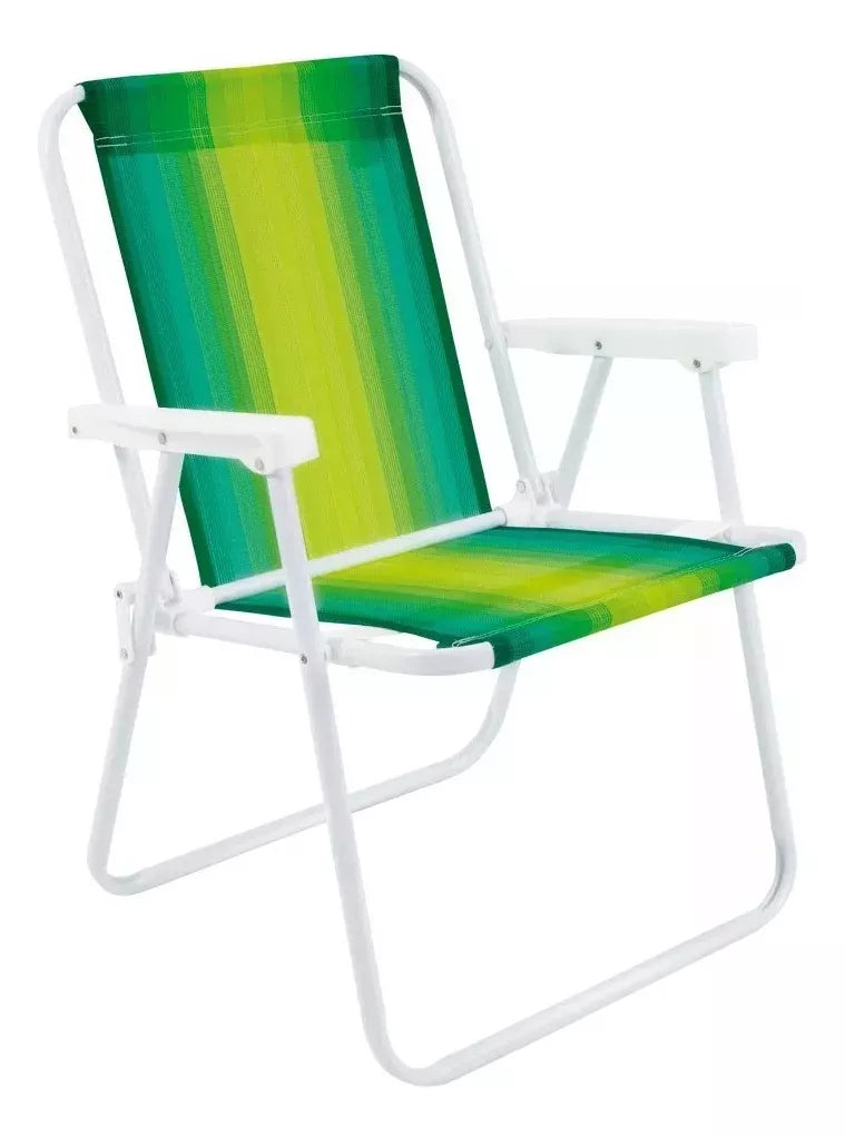 Silla Alta Plegable Playa Patio Jardin Aluminio