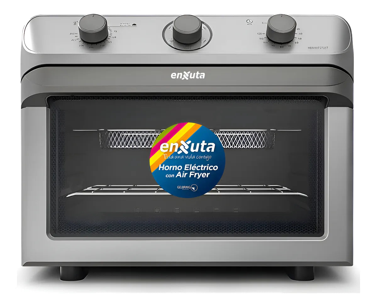 Horno Eléctrico Y Freidora Sin Aceite Henxaf2735t Enxuta - Plateado