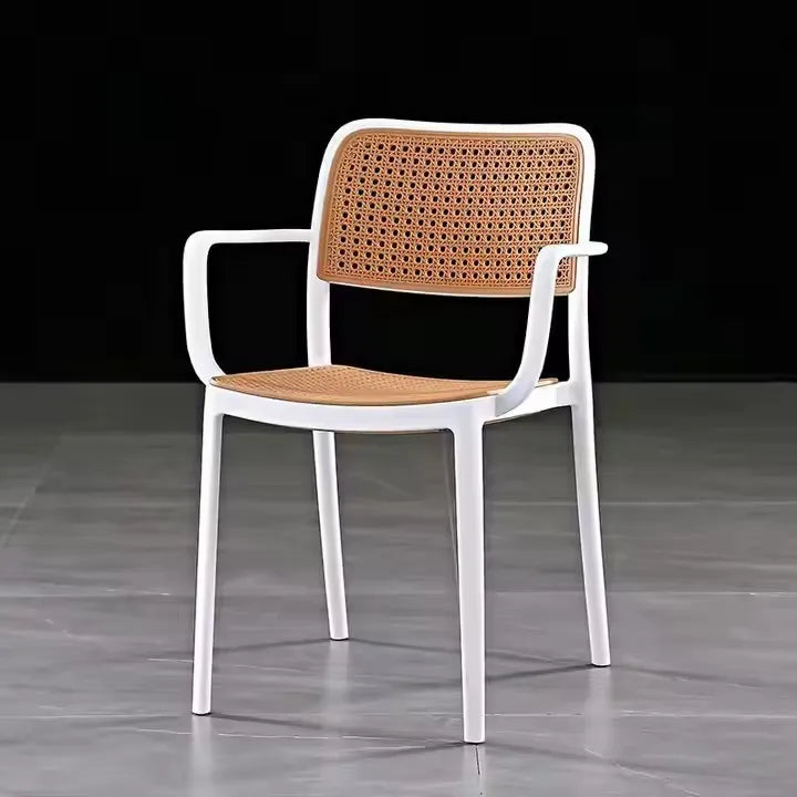 Silla Ratan Clasica Rejilla Con Apoyabrazos Living Comedor