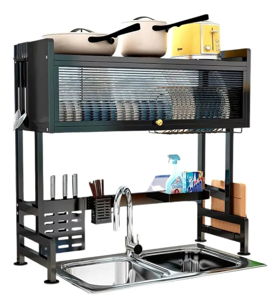 Organizador Escurridor Sobre Pileta Cocina Premium 65cm
