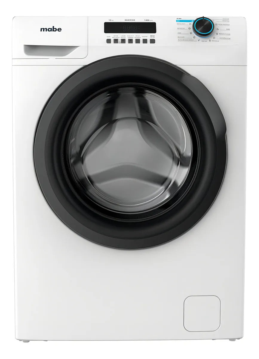 Lavarropas Carga Frontal Inverter 10 Kg Mabe Lfma1014sb0 Blanco