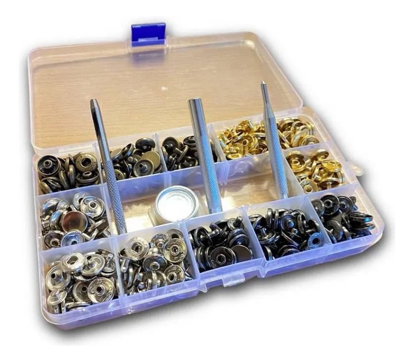 Set De Alicate Y 120 Broches A Presion Equus