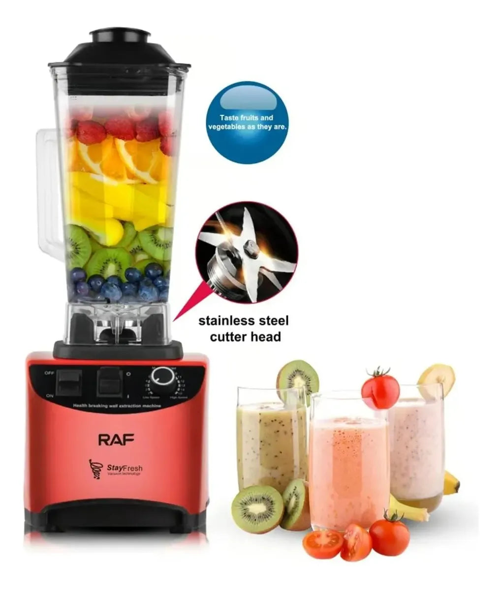 Licuadora Multifuncional Raf 2lt 2400w + Mezcladora