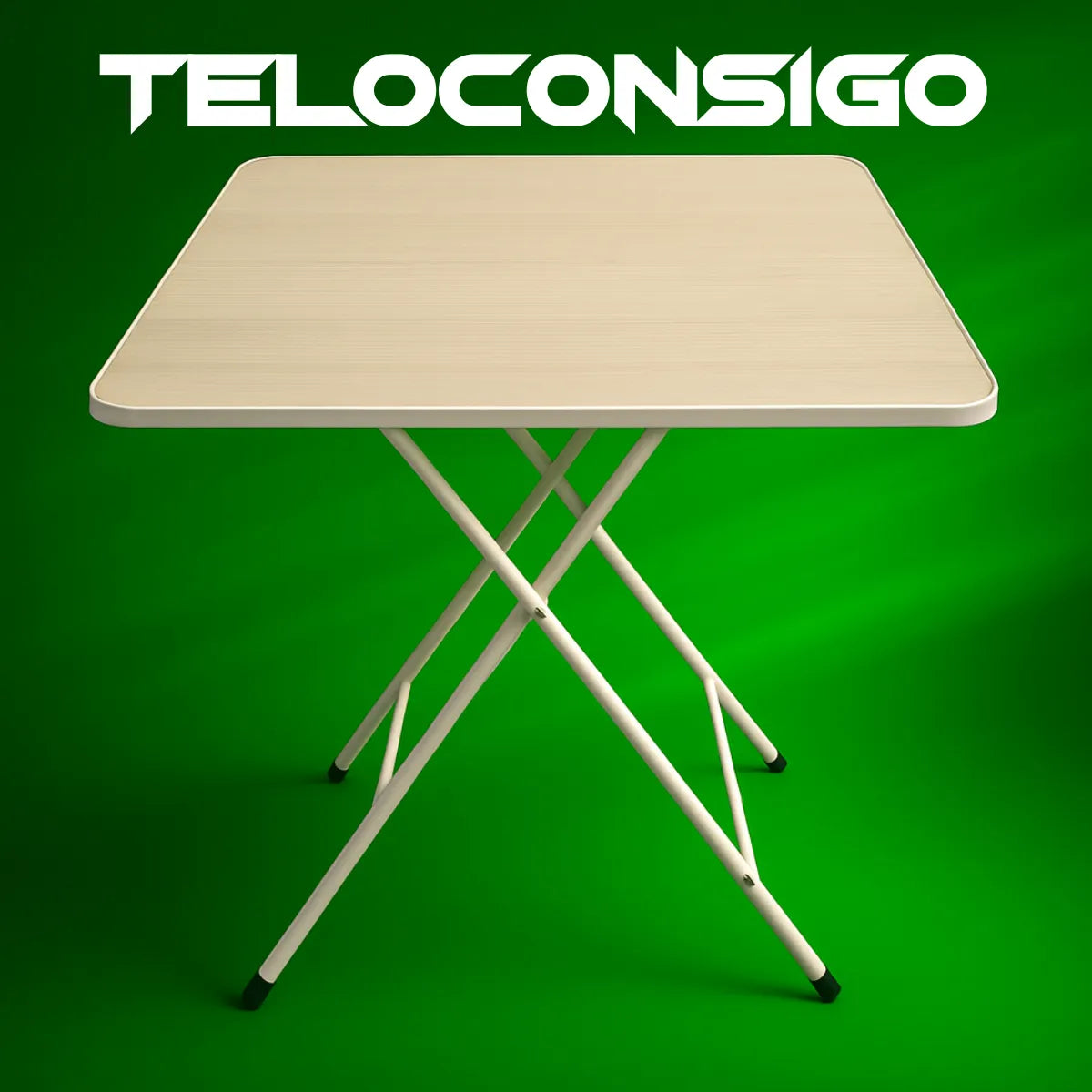 Mesa Plegable Cuadrada Port til Patio Casa Jardin 80 X 80 Cm