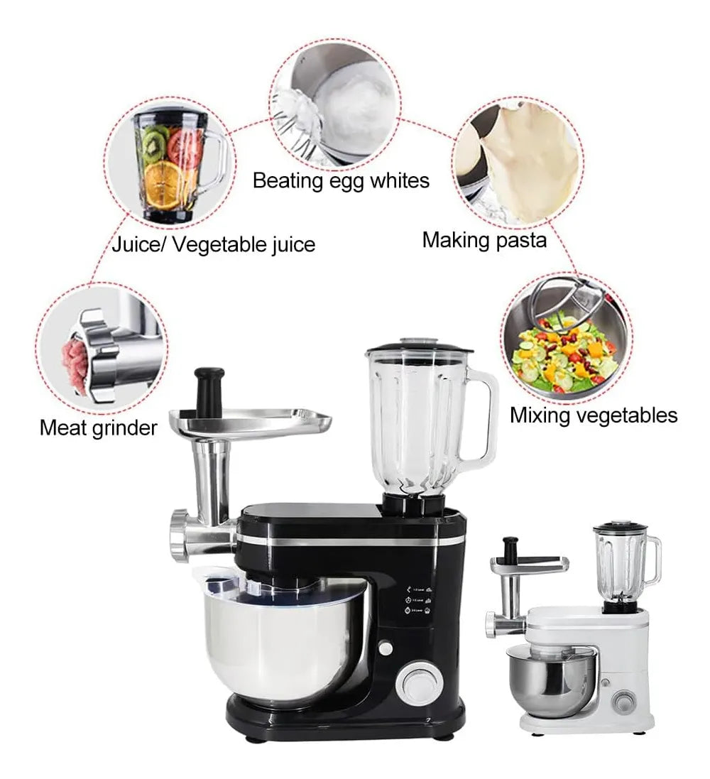 Batidora Planetaria 1600w 3en1 Picador De Carne + Licuadora