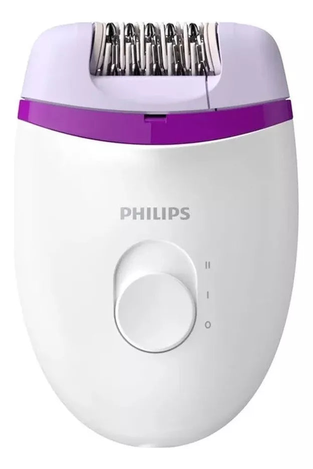 Depilatoria Philips Satinelle Essential Blanco Y Morado 220v