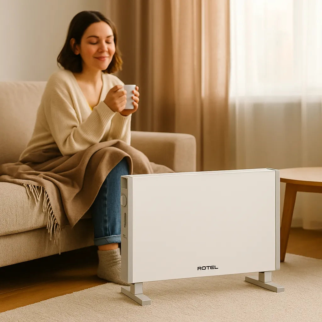 Estufa Convector Electrica Con Turbo 2021 Rotel 2000w