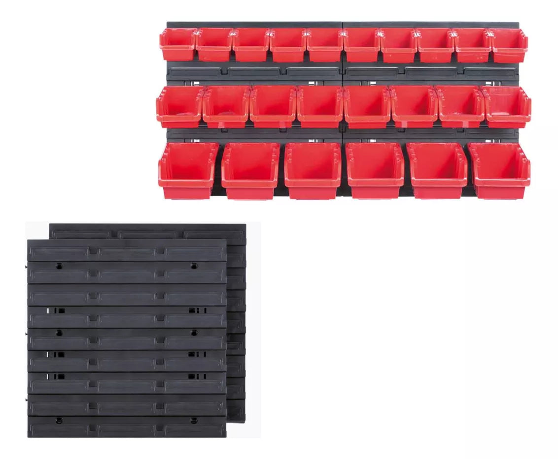 Panel Tablero Organizador X2 Un + Gavetas X 24un Kistenberg