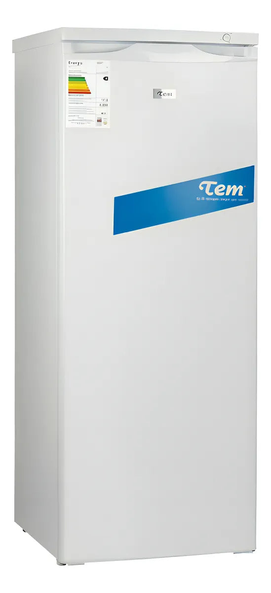 Freezer Vertical Tem Tcupf 210 Frio Natural A 165lts Blanco