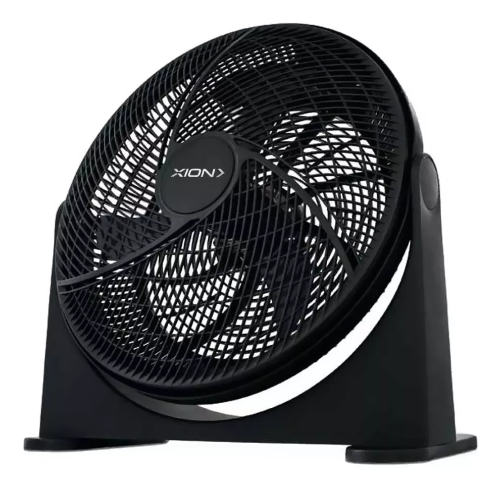 Ventilador Turb Circulador Xion 3 Velocidades 5 Aspas Negro